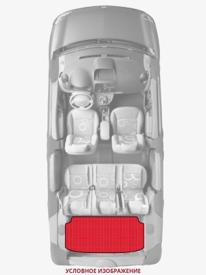 ЭВА коврики «Queen Lux» багажник для Mazda Proceed Marvie